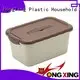 HongXing reliable quality plastic storage boxes with wheels good design for rice 1