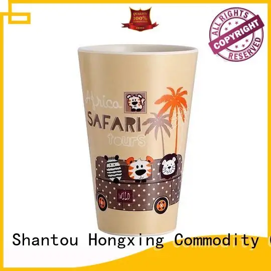 HongXing coffee plastic cup with lid bulk production for student 1