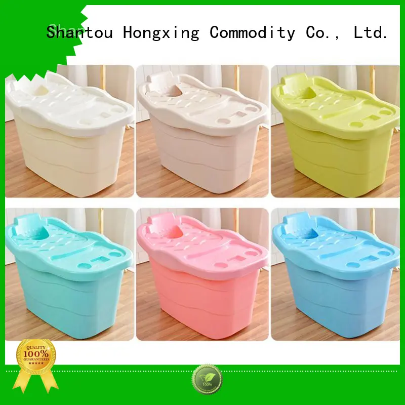 different capacities plastic storage basket with handle for storage household items for storage toys HongXing2 1