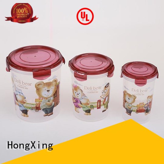 HongXing airtight plastic food storage containers directly sale for bread 1