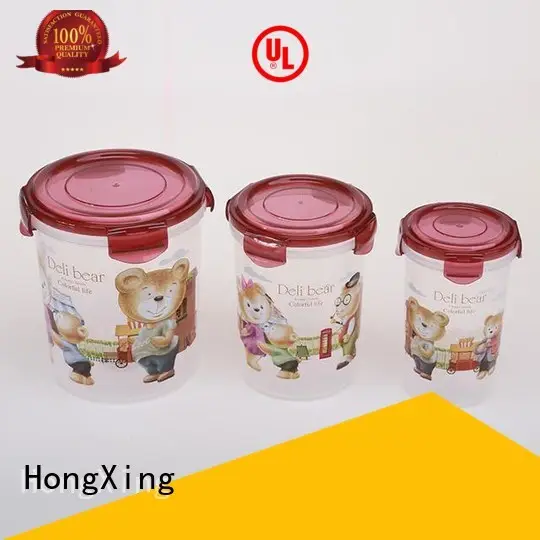 HongXing airtight plastic food storage containers directly sale for bread 1