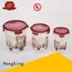 HongXing airtight plastic food storage containers directly sale for bread 1