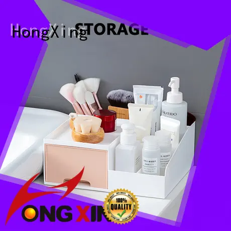 HongXing rectangle plastic storage boxes with wheels stable performance for bread 1