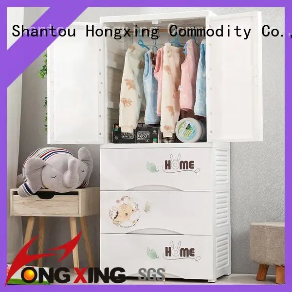 HongXing pp plastic storage cabinets bulk production for room 1