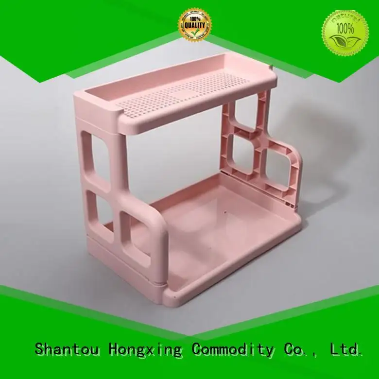 HongXing threelayers plastic racks for storage factory price for juice 1