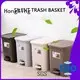 plastic kitchen trash cans silent 1