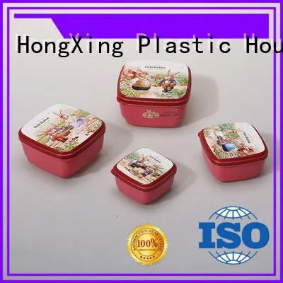 HongXing different shapes plastic food storage wholesale for bread 1