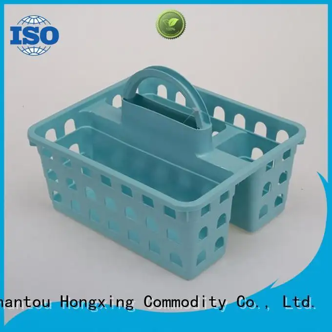 HongXing different layers plastic basket with handle for storage household items for storage clothes 1