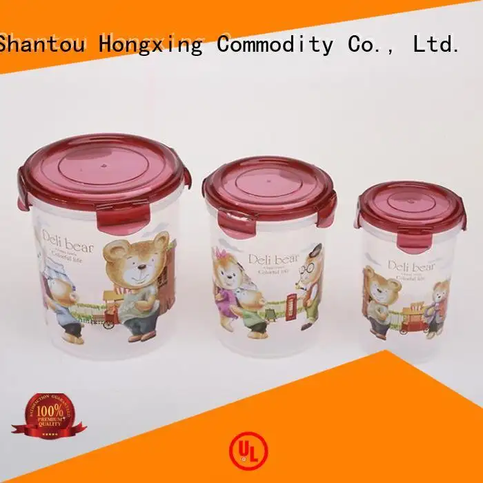 100% leak-proof airtight food storage containers microwavable with many colors for cookie 1