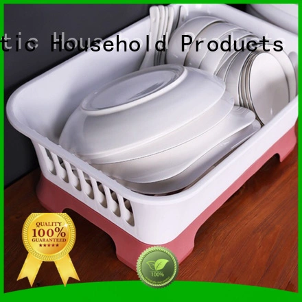 useful plastic dish drying rack basket with many colors for kitchen 1