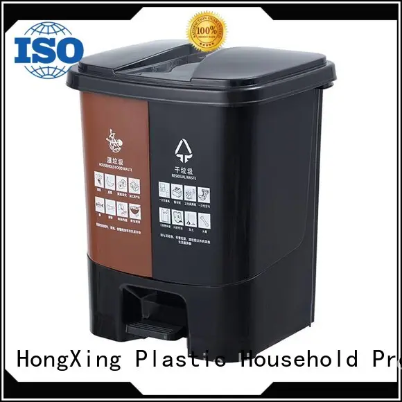 HongXing plastic kitchen trash cans with many colors for home 1
