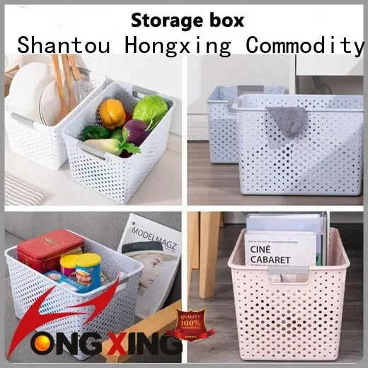 HongXing different capacities plastic storage basket with excellent performance for storage jars 1