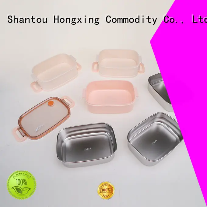 HongXing bamboo school lunch box great practicality for snack 1