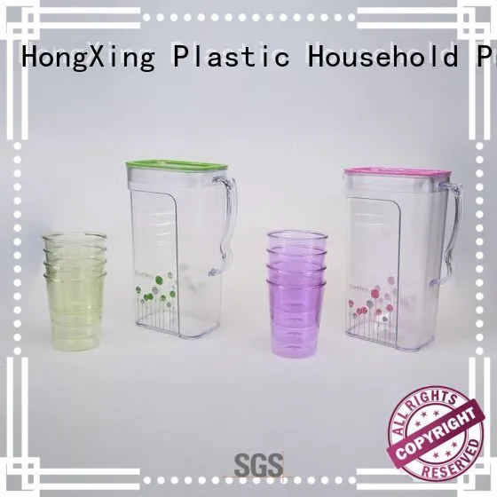 HongXing humanized design small plastic jug with lid great practicality for fruits 1