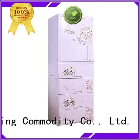 HongXing drawer foldable plastic wardrobe free design for toys 1