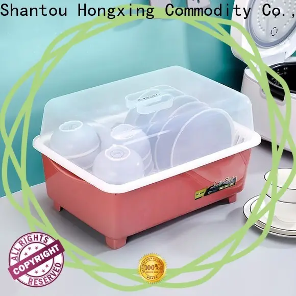 HongXing drain plastic dish rack in different color to store vegetables 1