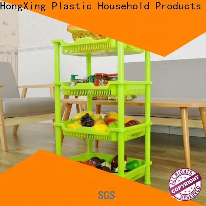 HongXing bathroom plastic storage racks free design for drinking 1