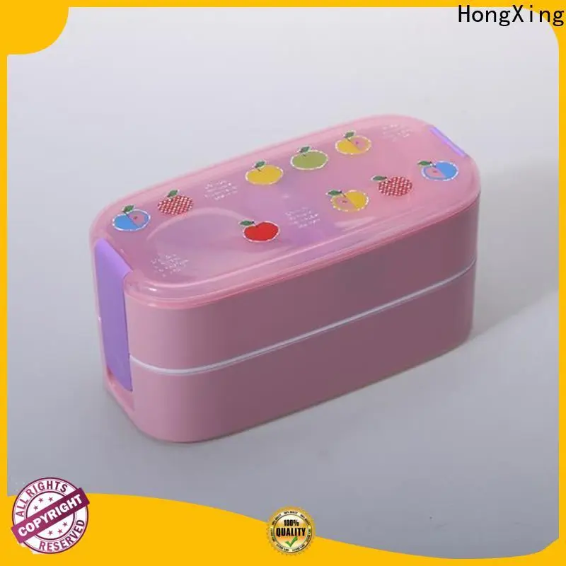 HongXing straw bento style lunch box for stocking fruit 1