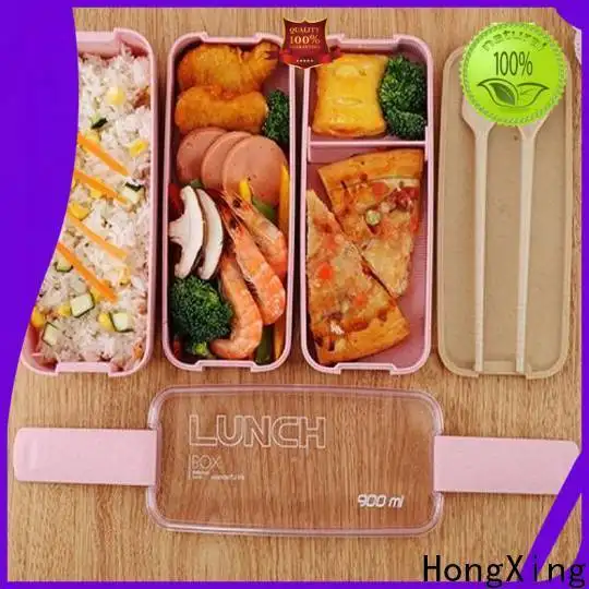 HongXing fiber plastic lunch box good design for candy 1