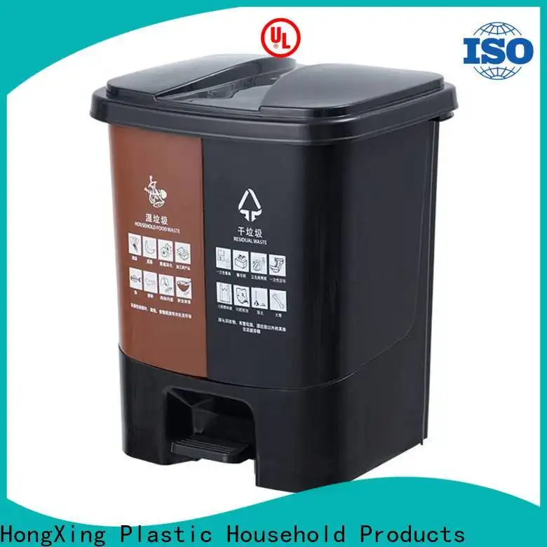 HongXing trash plastic kitchen trash cans bulk production for bedroom 1