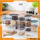 Japanese style food storage containers square in different colors for snack 1