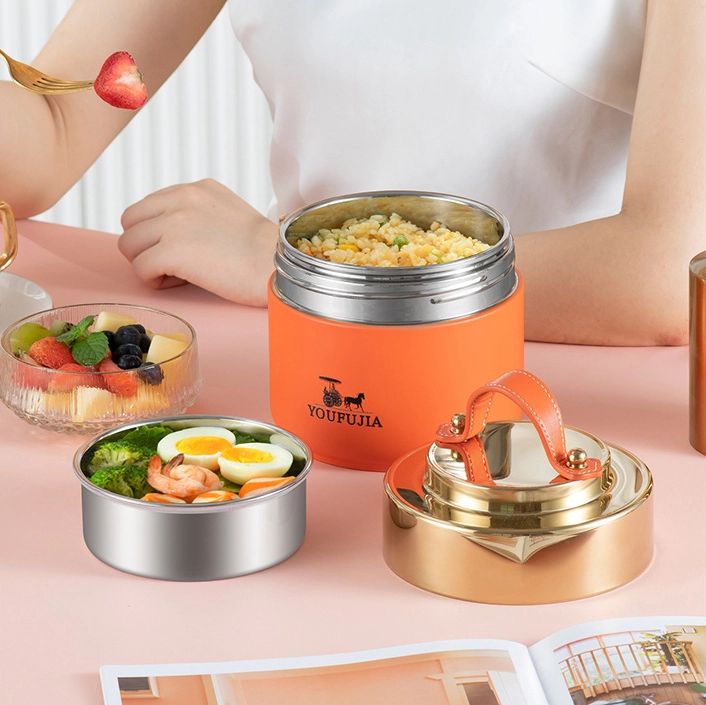 Stainless Steel Multifunctional High-end Insulated Lunch Box 1