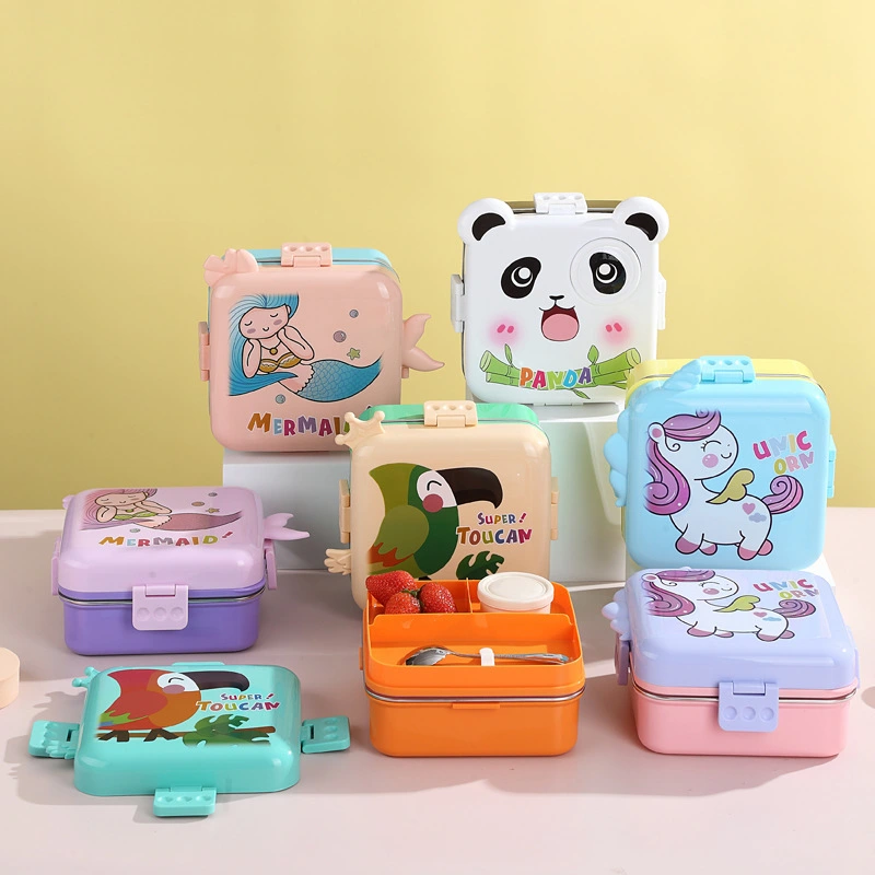 Stainless Steel/PP Lunch Box, Creative and Simple Portable Sealed Lunch Box 1