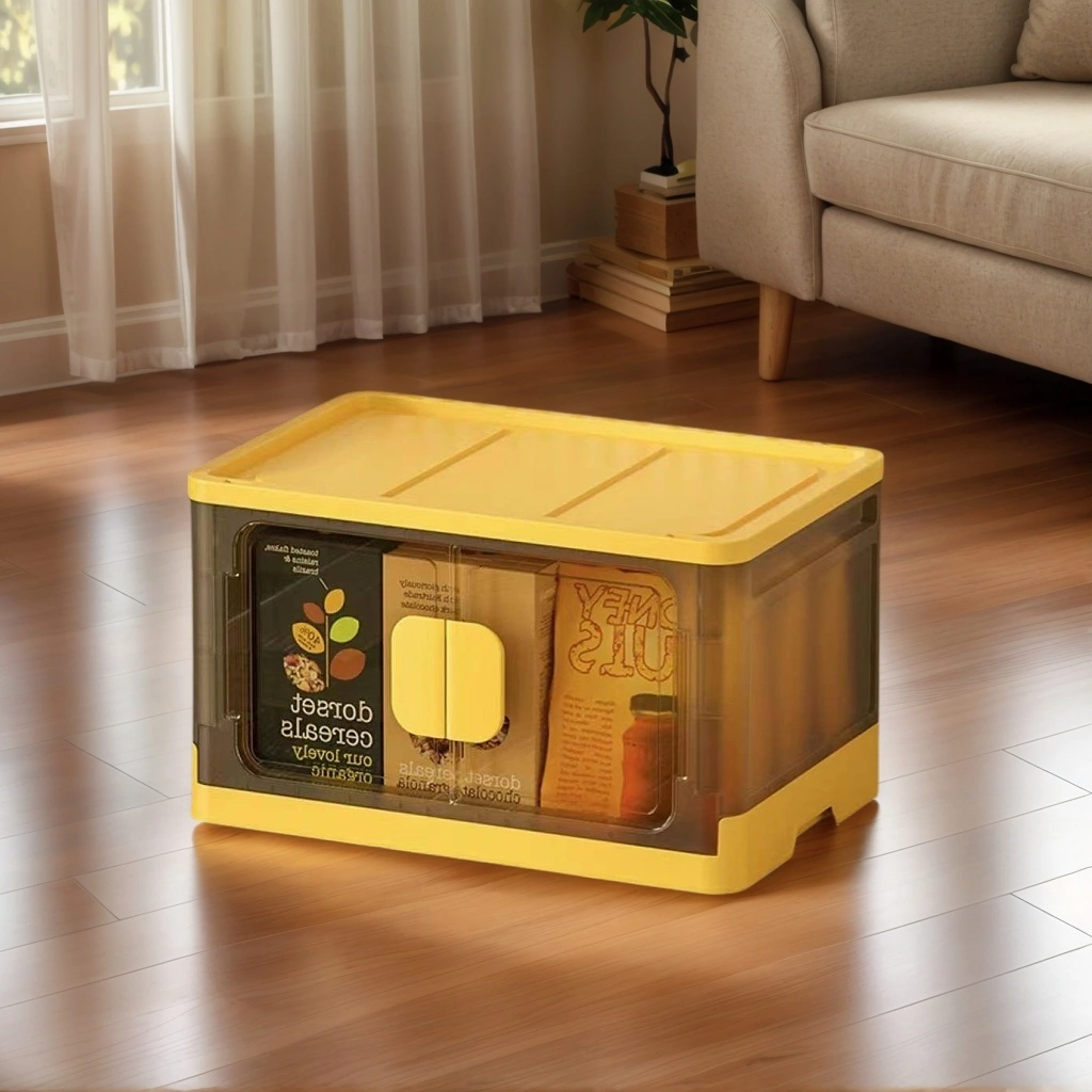 Transparent Double Door Folding Storage Box, Four Styles of Storage Boxes 1
