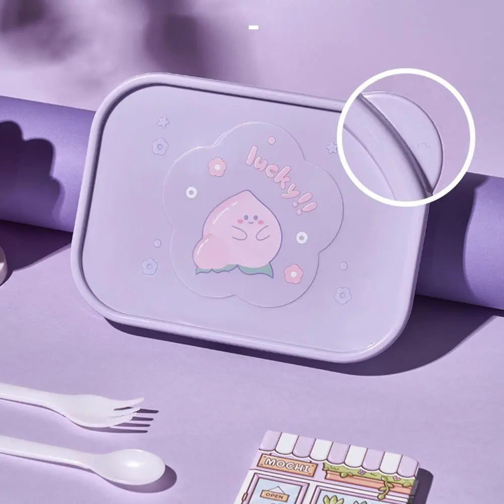 Factory Price Vitality Fruit Lunch Box (5 Compartment Lunch Box With Spoon And Fork) Wholesale-HongXing 1