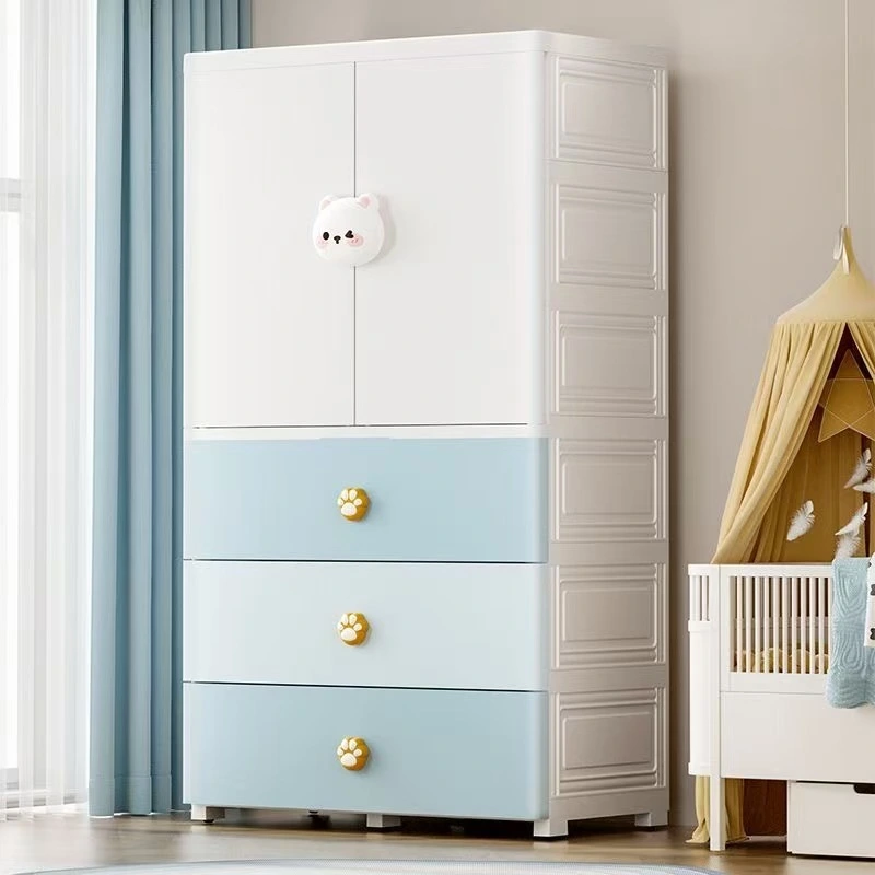 Extra Thick Baby Clothing Storage Cabinet，Plastic Storage Cabinet 1
