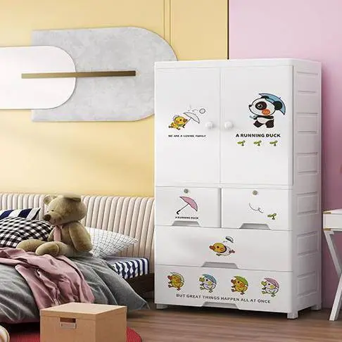 Rabbit Pattern Baby Specific Storage Drawer Cabinet 1