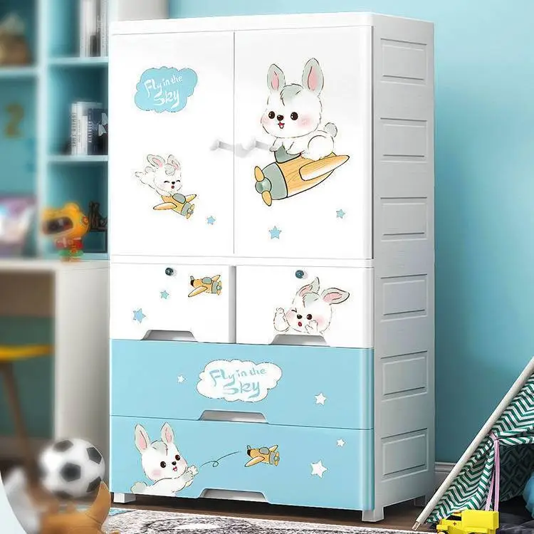 Cute Rabbit Baby Special Large Capacity Storage Cabinet 1