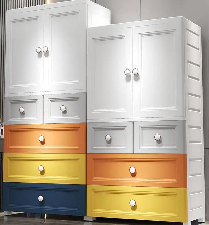 Colorful Children's Drawer Storage Cabinet 1
