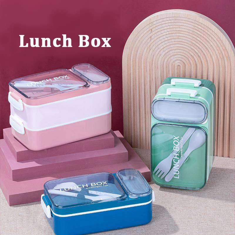 Single-layer/Double-layer Lunch Boxes, Stylish and Simple Bento Boxes 1
