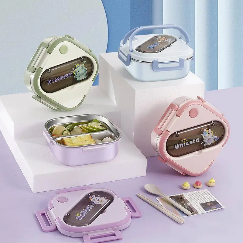 Korean Style Cartoon Square Bento Box 1