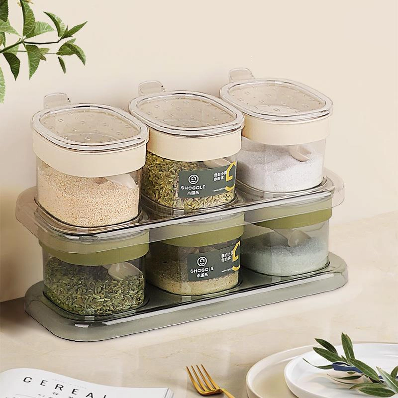 HongXing Single Grid Seasoning Jar, Kitchen Specific Seasoning Box 1