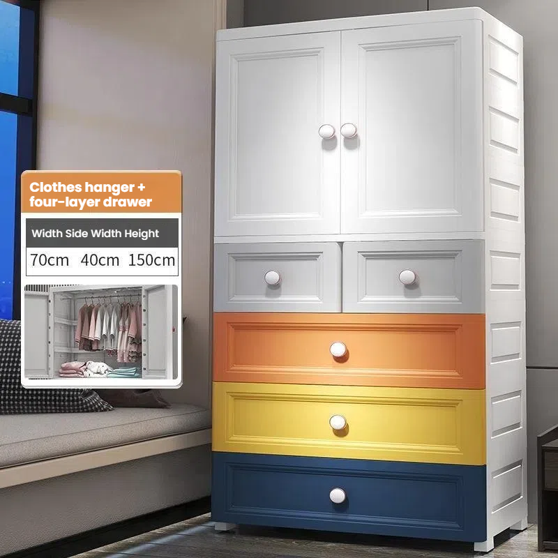 Colorful Children's Drawer Storage Cabinet 9