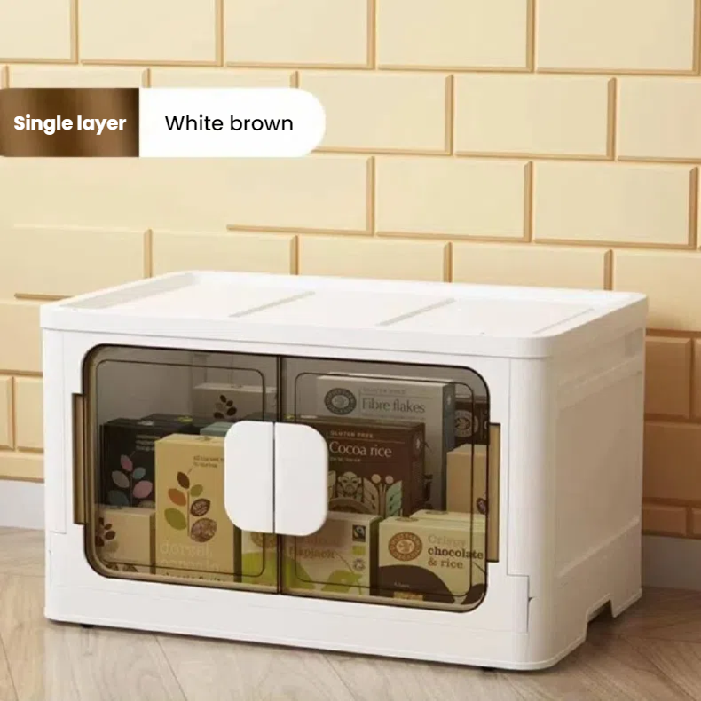 Thickened Storage Box, Transparent Folding Storage Box 4