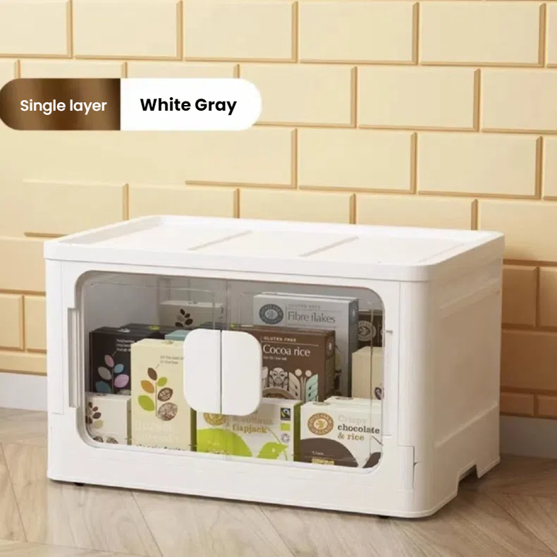Thickened Storage Box, Transparent Folding Storage Box 2