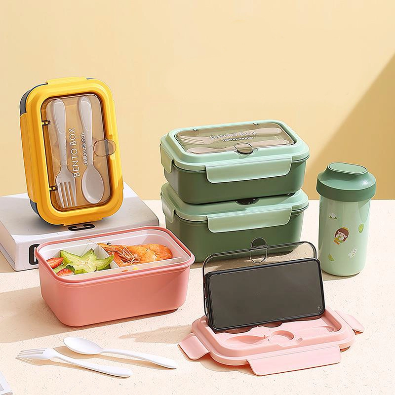 Hongxing Bento Lunch Box Containers, Handheld Convenient Nordic Style Fashionable Lunch Box 1