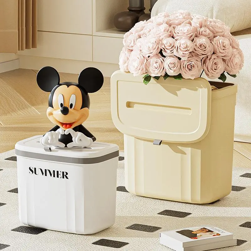 Hongxing small plastic garbage can, Household Bathroom Kitchen Hanging Storage Bucket 1