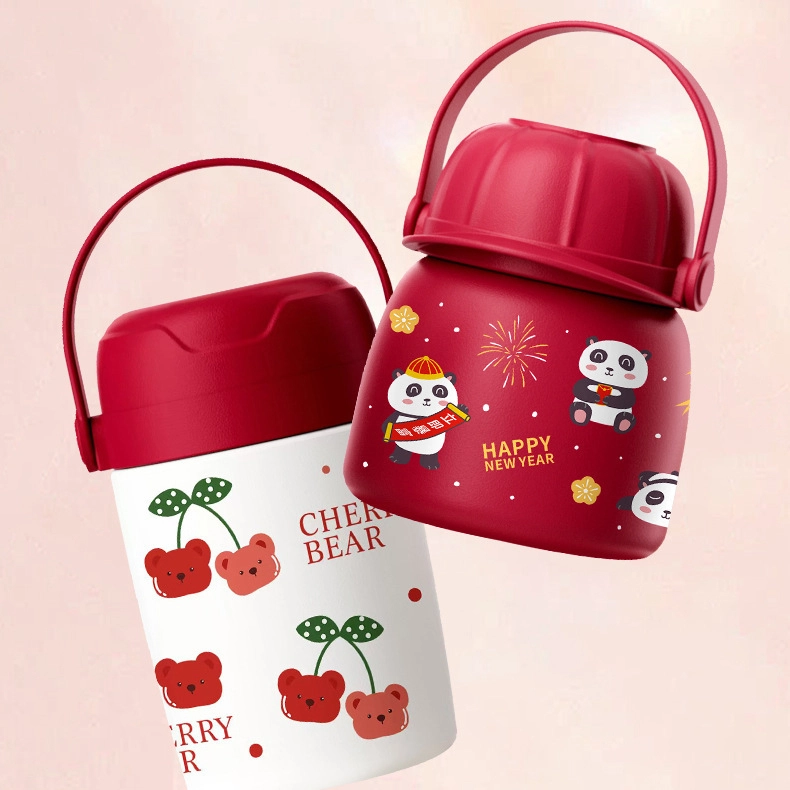 Hongxing Personalized Plastic Water Bottles, Cartoon 316 Stainless Steel Handheld Thermos Bottle 1