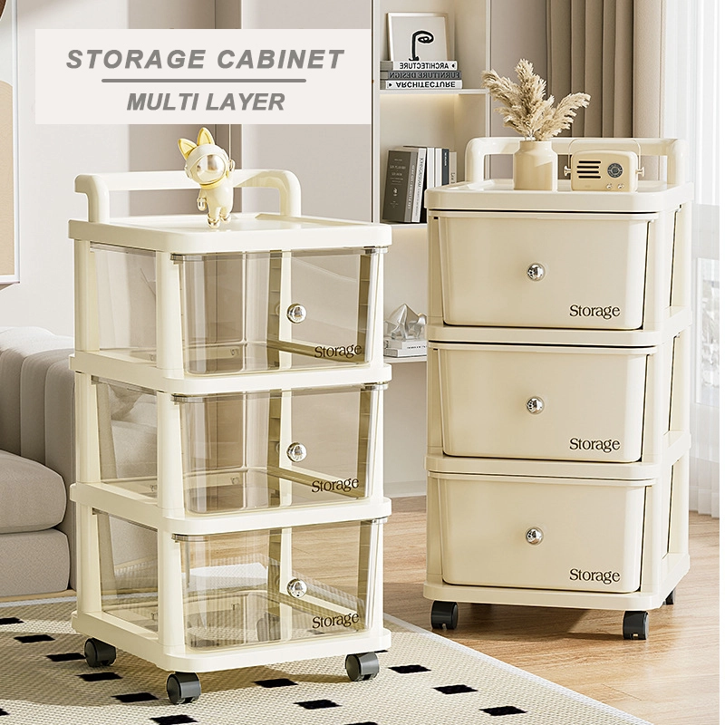 Hongxing Plastic Storage Containers with Drawers, Mobile Household Multi-layer Storage Drawer Cabinet 1