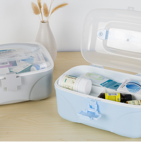 Hongxing Family Emergency Kit, Household Portable Medicine Box Hand-held Plastic Medicine Box 2