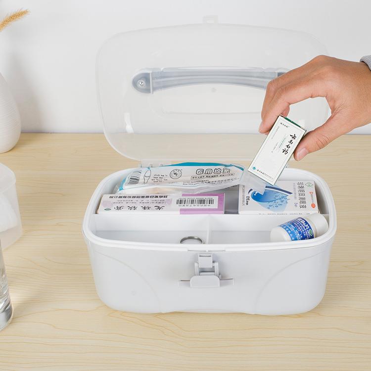 Hongxing Family Emergency Kit, Household Portable Medicine Box Hand-held Plastic Medicine Box 3