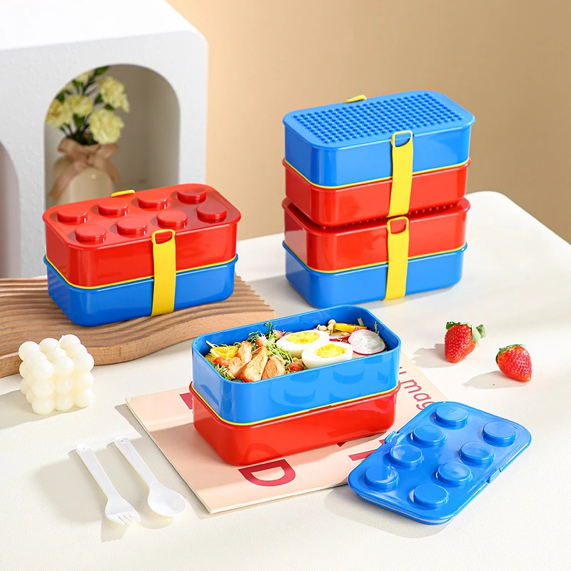 Hongxing Cabinet Storage Plastic, Creative Lunch Box and Cutlery Set 1