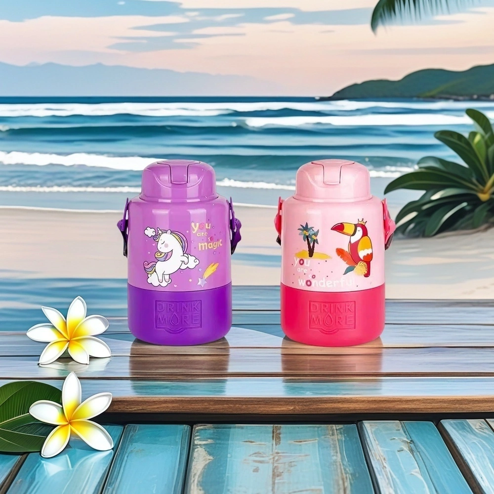 Hongxing Plastic Sports Water Bottles, Cartoon Multifunctional Kids Water Bottle 1