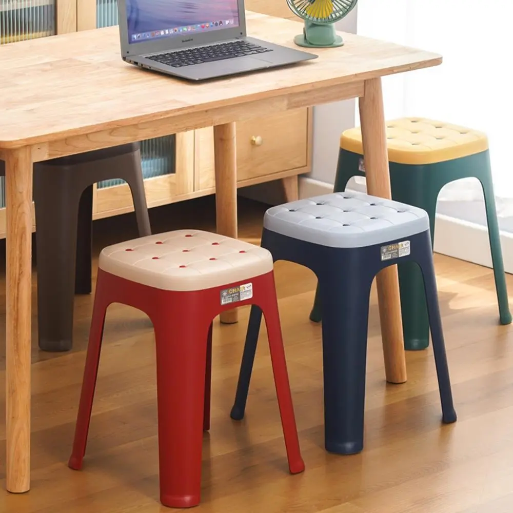 HongXing Childrens Plastic Chairs, Leather-Pattern Two-Tone Chair 1