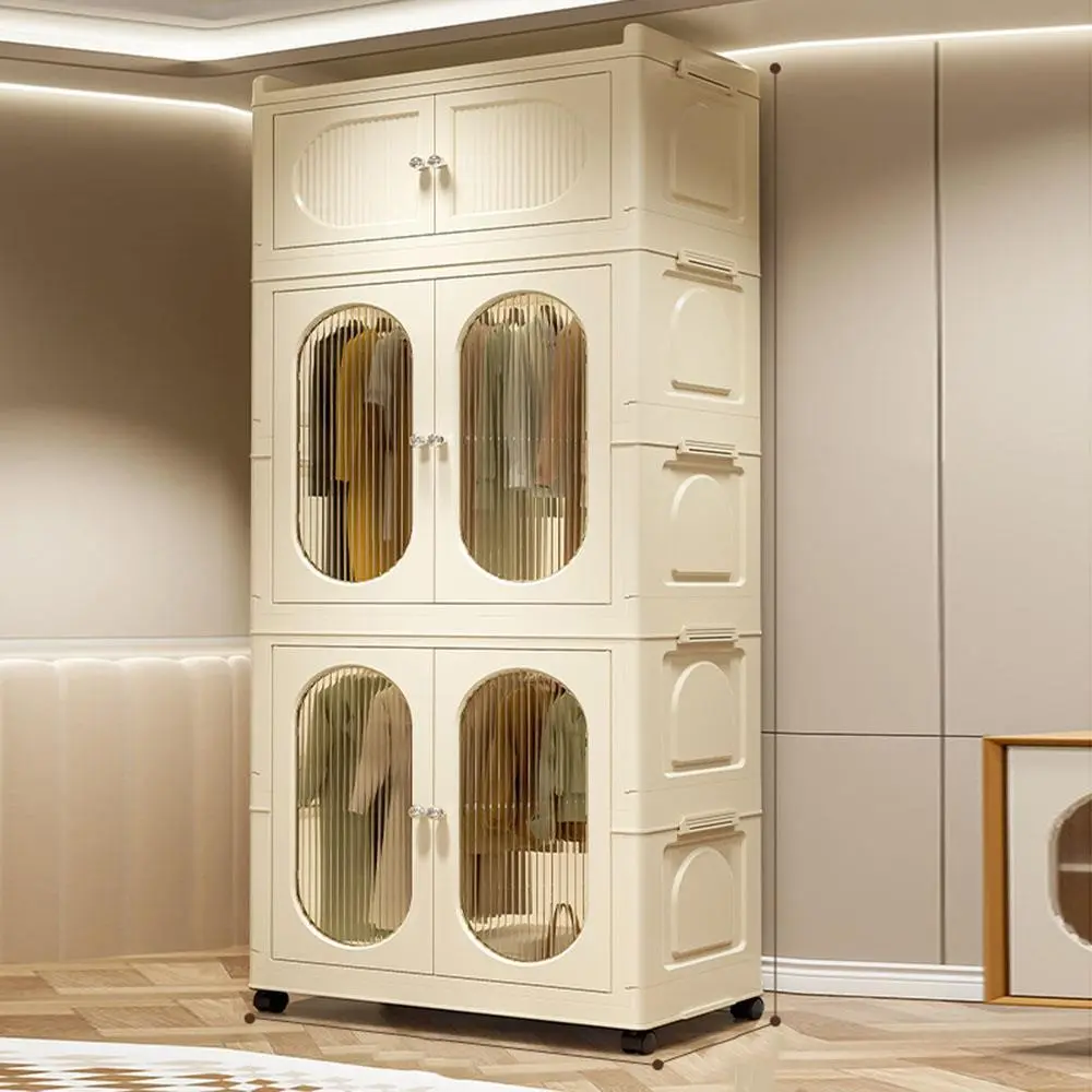 HongXing Shoe Storage Cabinet,French Country Style Layered Storage Cabinet 1