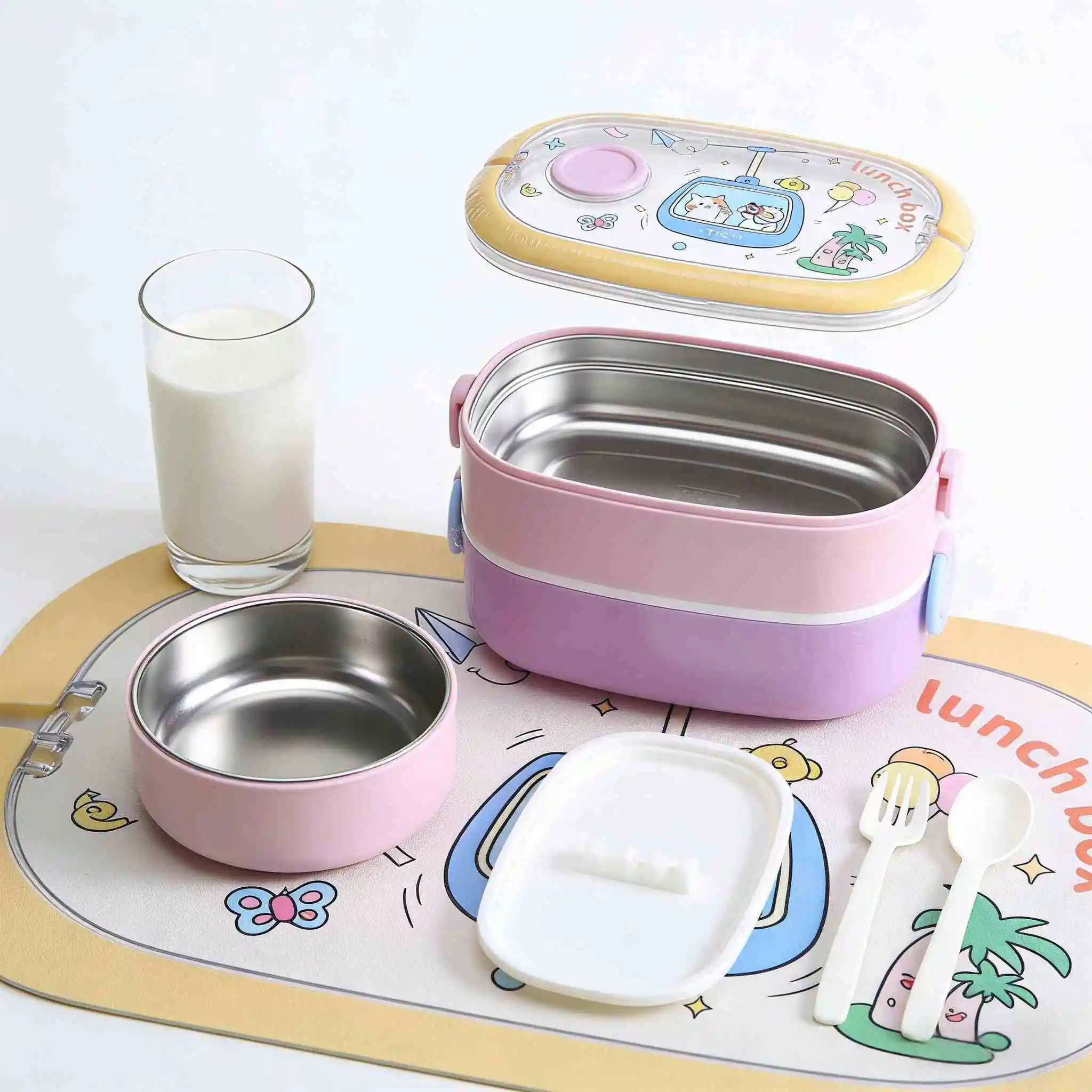 Steel Lunch Box | Professional Kids' Lunch Box-HongXing 1